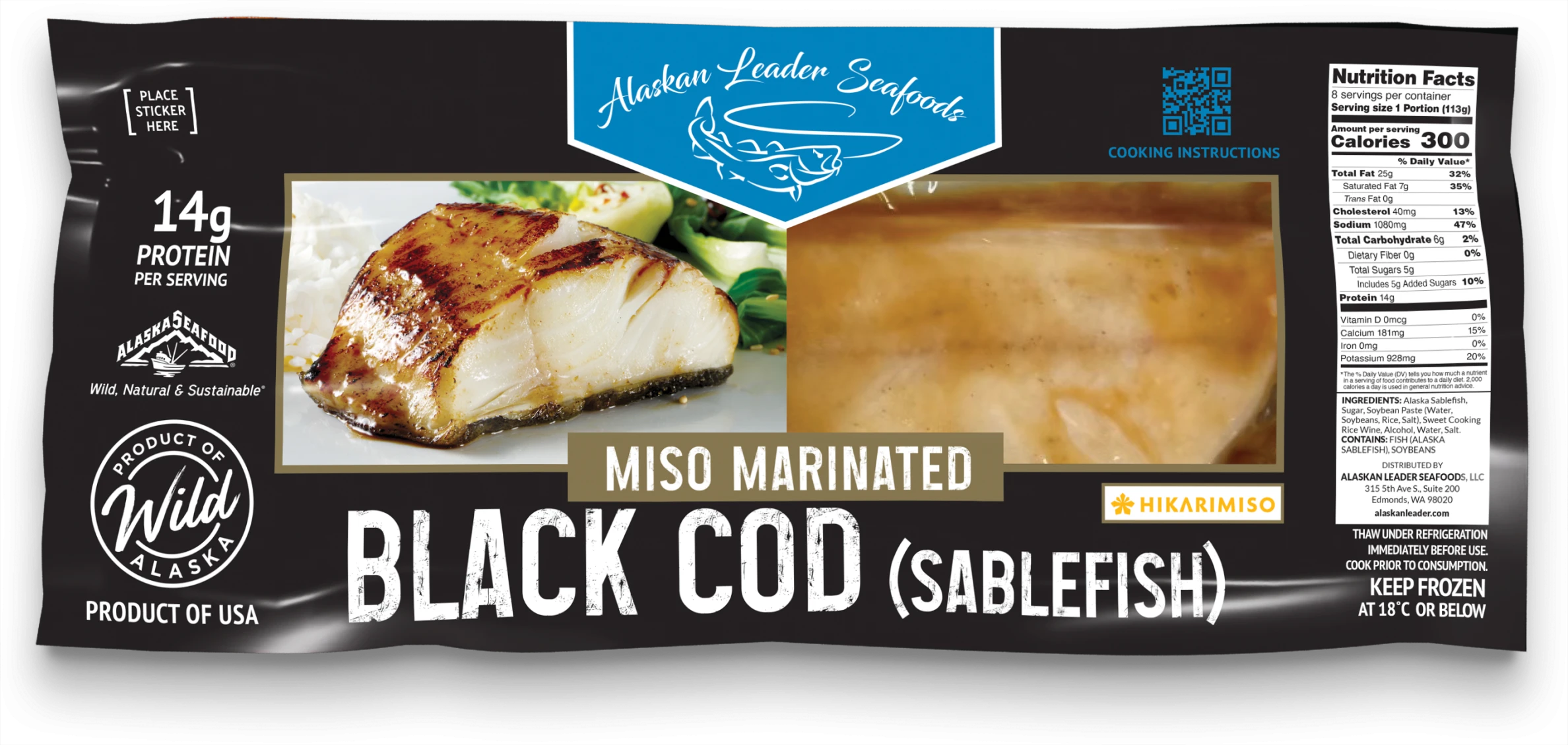 Miso Black Cod Fillet