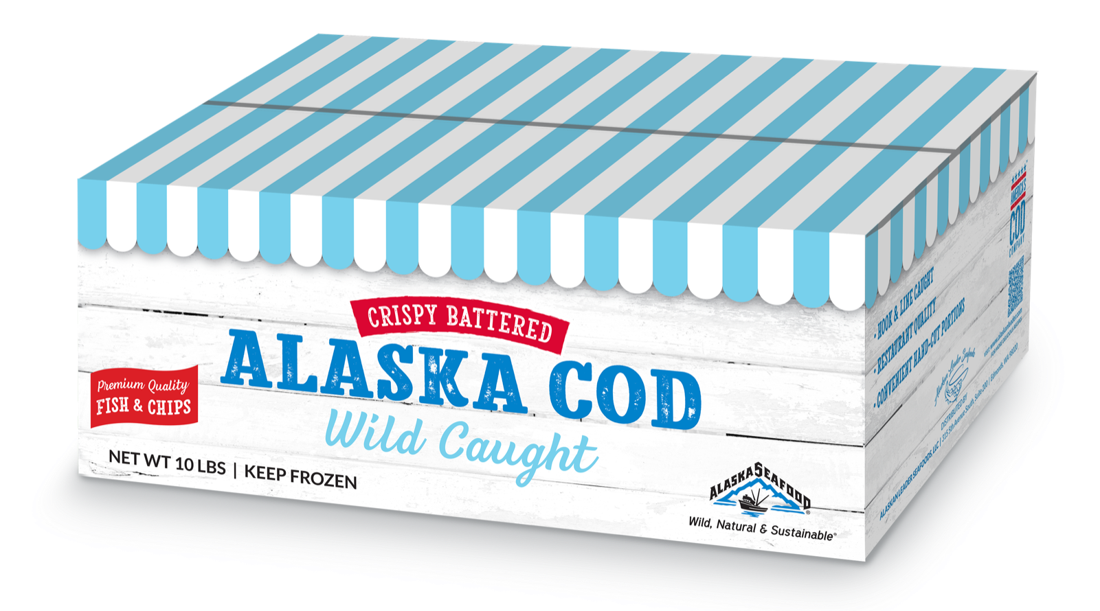 10# Crispy Battered Cod Master Case